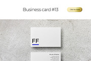Business Card Bundle Template Mockup, a Business Card Template by PrintPixel (Thumbnail 15 of 28)