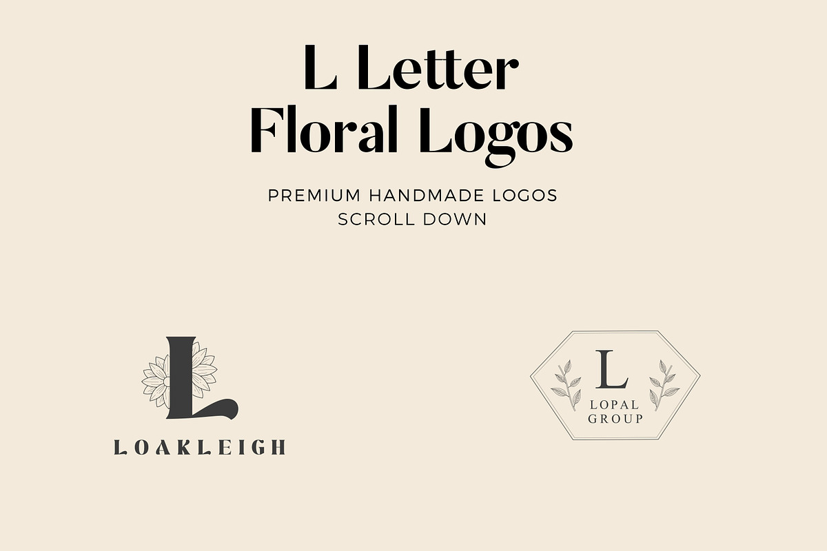 520 A to Z Floral Logos Bundle, a Branding & Logo Template by AN Productions (Photo 91 of 223)