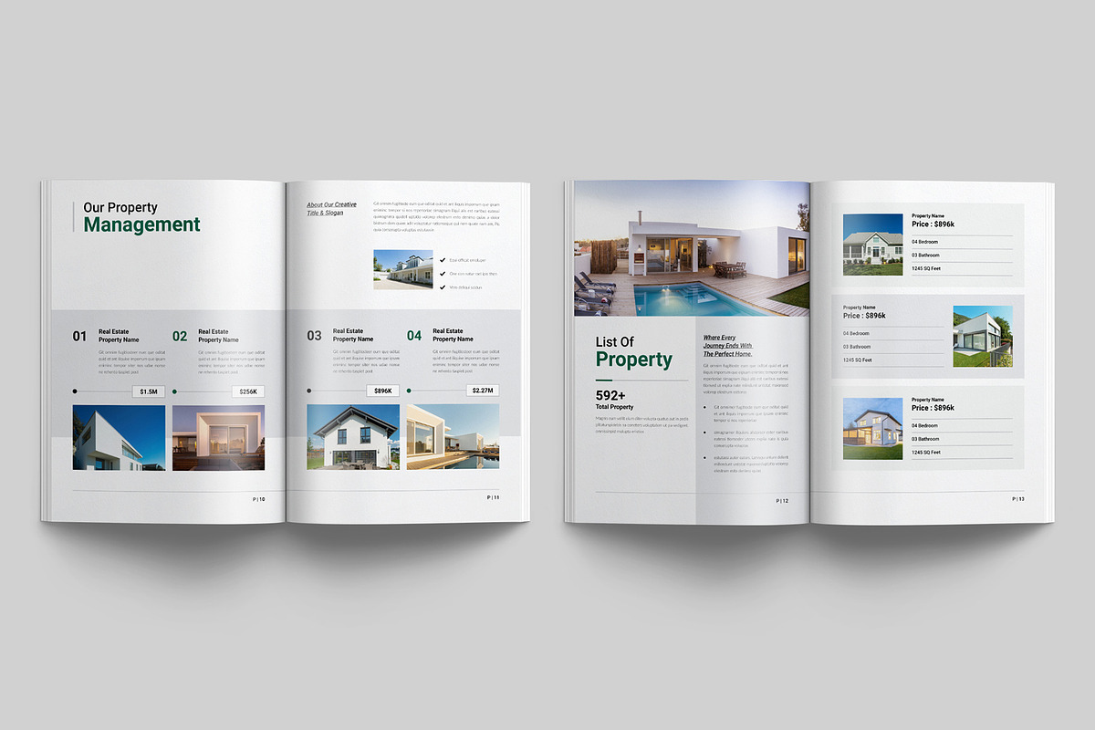 Luxury Real Estate Brochure Template, a Brochure Template by NorthPeak (Photo 5 of 8)