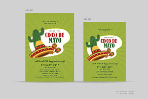 Cinco De Mayo Invitation / Flyer