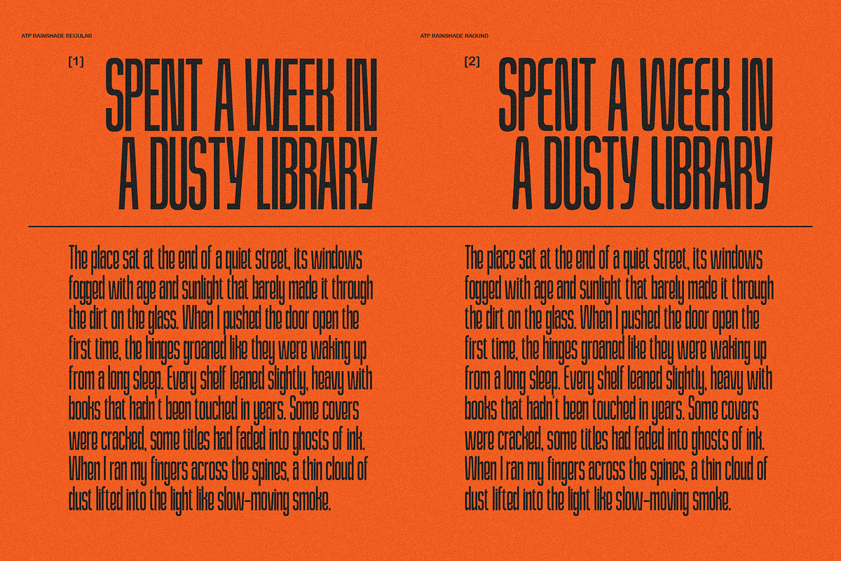 Rainshade - Condensed Display Font, a Sans Serif Font by Typeparties (Photo 4 of 12)