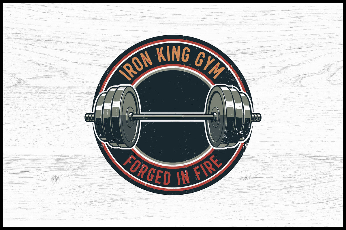 10 Power Gym Logo Badge Bundle, a Sport Illustration by Artivon (Photo 2 of 10)