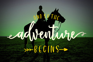 Western Brush Font Duo