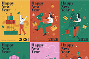 Digital Christmas. 24 Scenes., a Seasonal Illustration by Andrew Kras Design (Thumbnail 4 of 8)