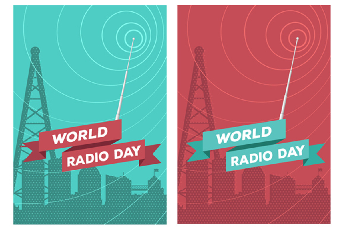 World Radio Day, an Illustration by Albert Does Stuff