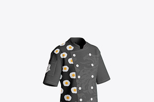 Women's Chef's Jacket Mockup