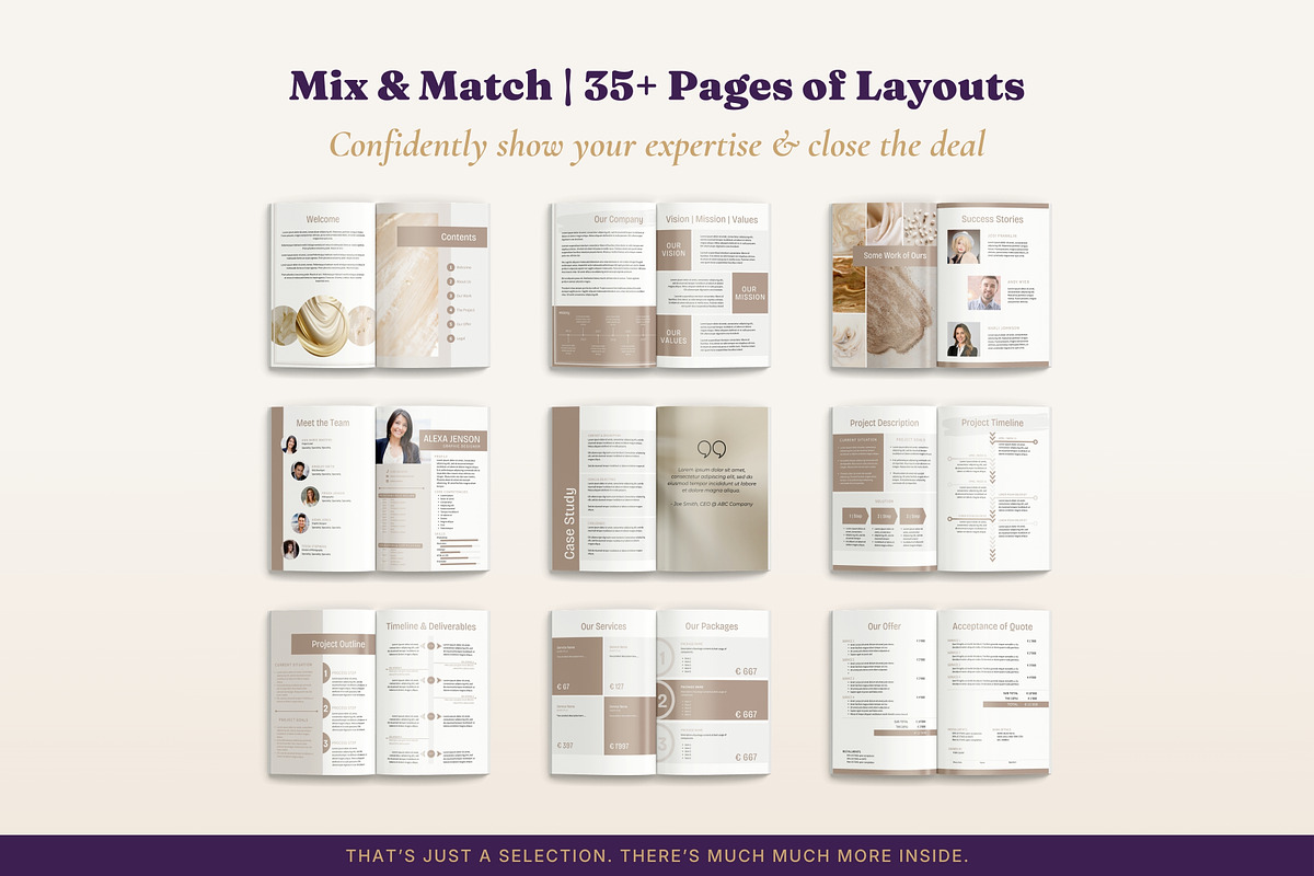 Business Proposal Template for Canva, a Brochure Template by B2 Studio (Photo 9 of 18)