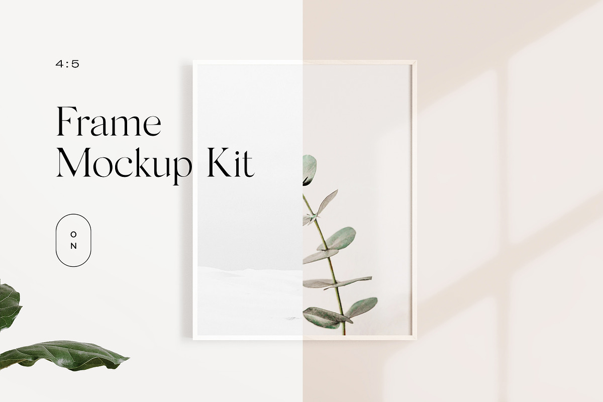4:5 Frame Mockup Kit, a Print Template by October November (Photo 1 of 4)
