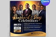 Shepherd Day Celebration Canva Flyer, a Flyer Template by Design Up (Thumbnail 2 of 2)