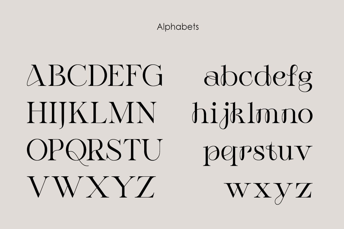 Botanika | Stylish Serif, a Serif Font by Muntab_Art (Photo 10 of 11)