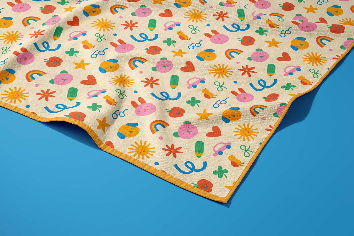 Colorful Children Doodle Pattern, a Pattern Graphic by Dedraw Studio (Photo 2 of 3)