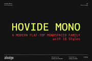 Hovide Mono, a Sans Serif Font by Zafara Studios (Thumbnail 1 of 12)