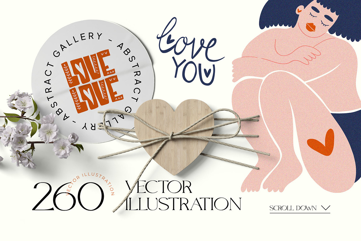 Modern Love Wall Art Creator, a Decorative Illustration by Leleka.Store (Photo 10 of 16)