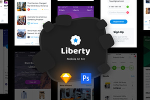 Liberty Mobile UI Kit