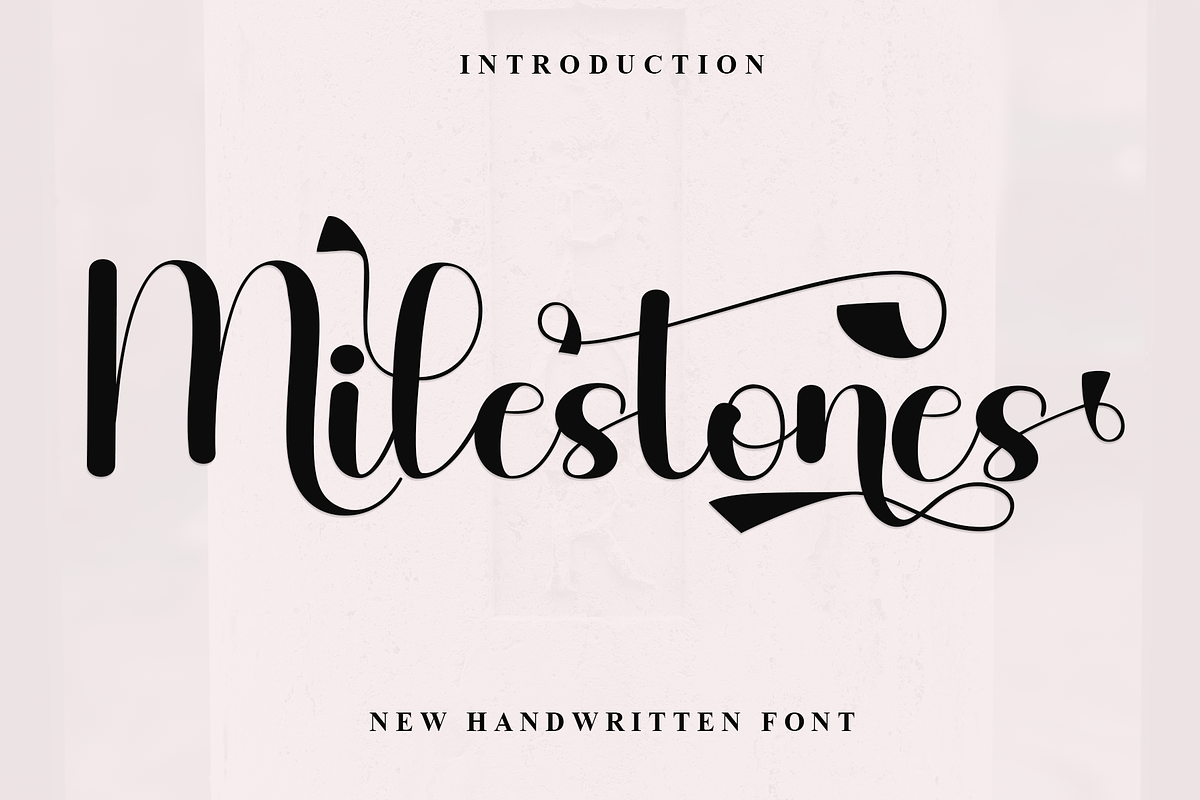 Milestones, a Handwritten Font by FreshTypeINK (Photo 1 of 8)