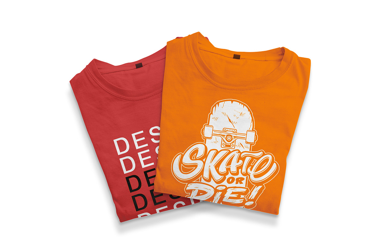 Folded T-Shirt Mockup, a Shirt Mockup by GraphicsPixel (Photo 4 of 4)