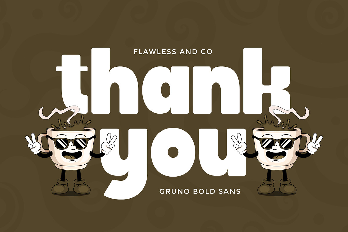 Gruno - Bols Sans Serif Font, a Sans Serif Font by Flawless And Co (Photo 10 of 10)