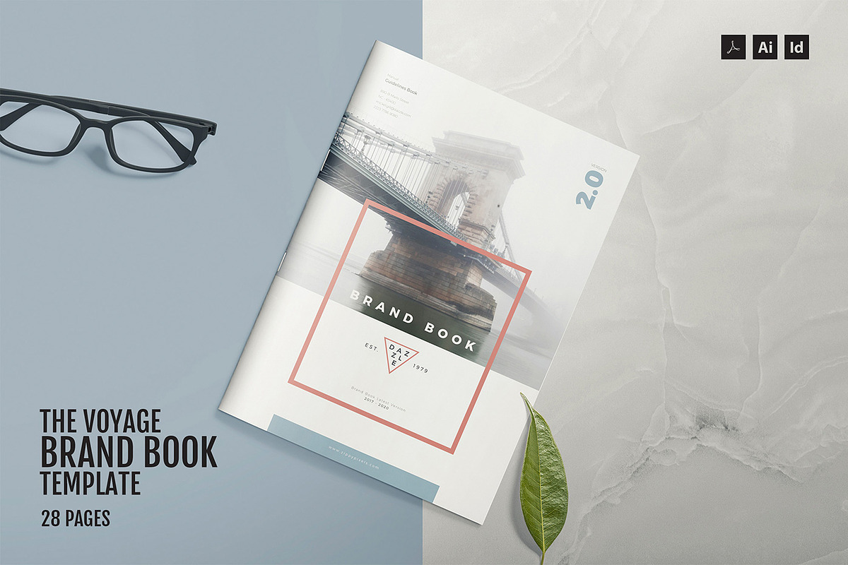 The Voyage - Brand Book Template, a Brochure Template by ZippyPixels (Photo 1 of 16)