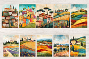 TUSCANY COUNTRYSIDE JUNK JOURNAL, a Decorative Illustration by Daring Digies (Thumbnail 5 of 9)