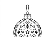 45 Christmas Tree Decorating Icons, an Outline Icon by adenpinkstore (Thumbnail 9 of 22)