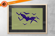 17 Bat Halloween Stamp Brushes, a Brush Add-On by vectstudio (Thumbnail 8 of 10)