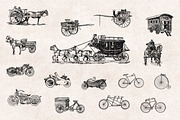 Transportation Engravings Set, an Illustration by Graphic Goods (Thumbnail 3 of 8)