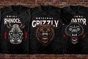 100 T-shirt Designs Bundle, an Illustration by Harry Kasyanov (Thumbnail 11 of 37)