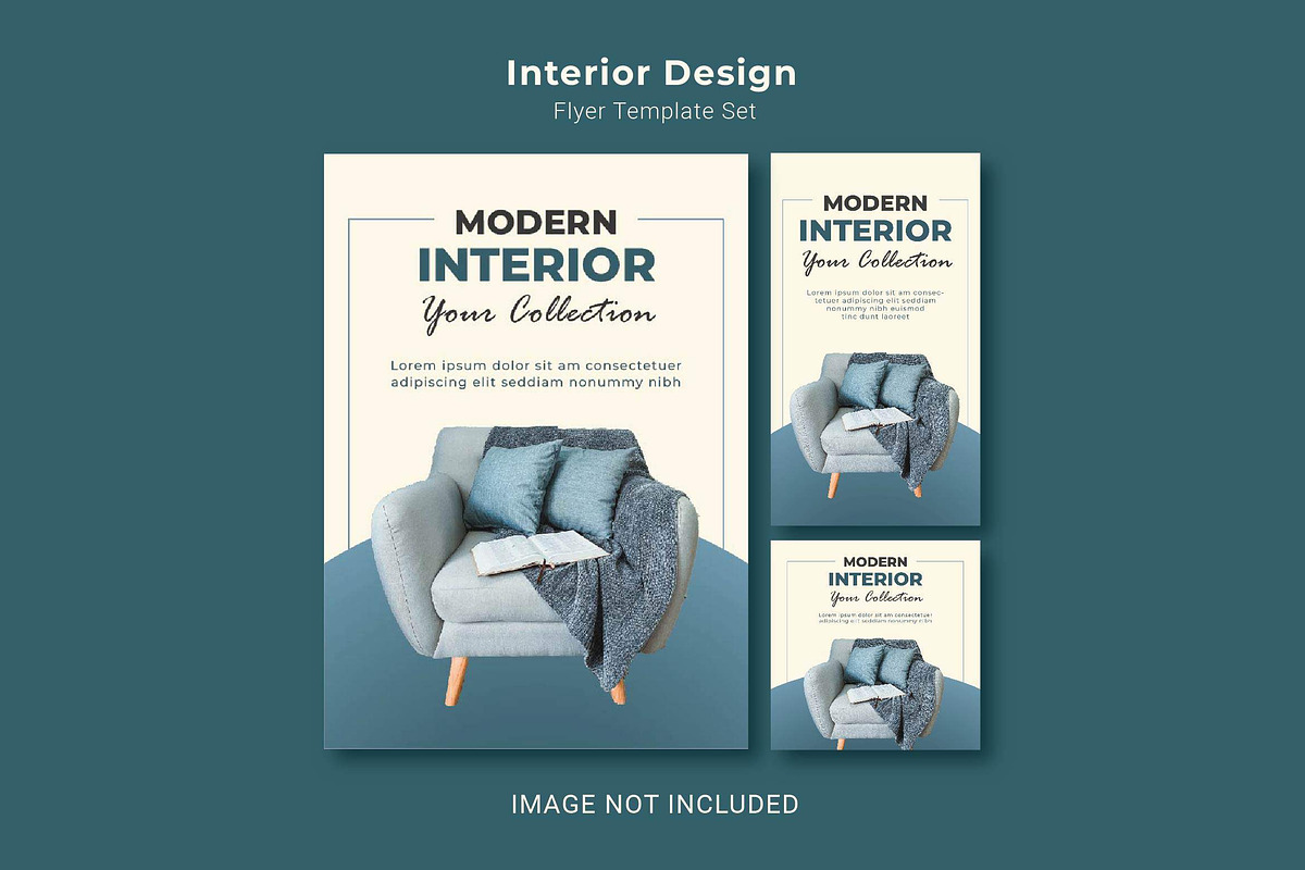 Interior Flyer Set, a Social Media Template by Meizzaluna Design (Photo 1 of 3)
