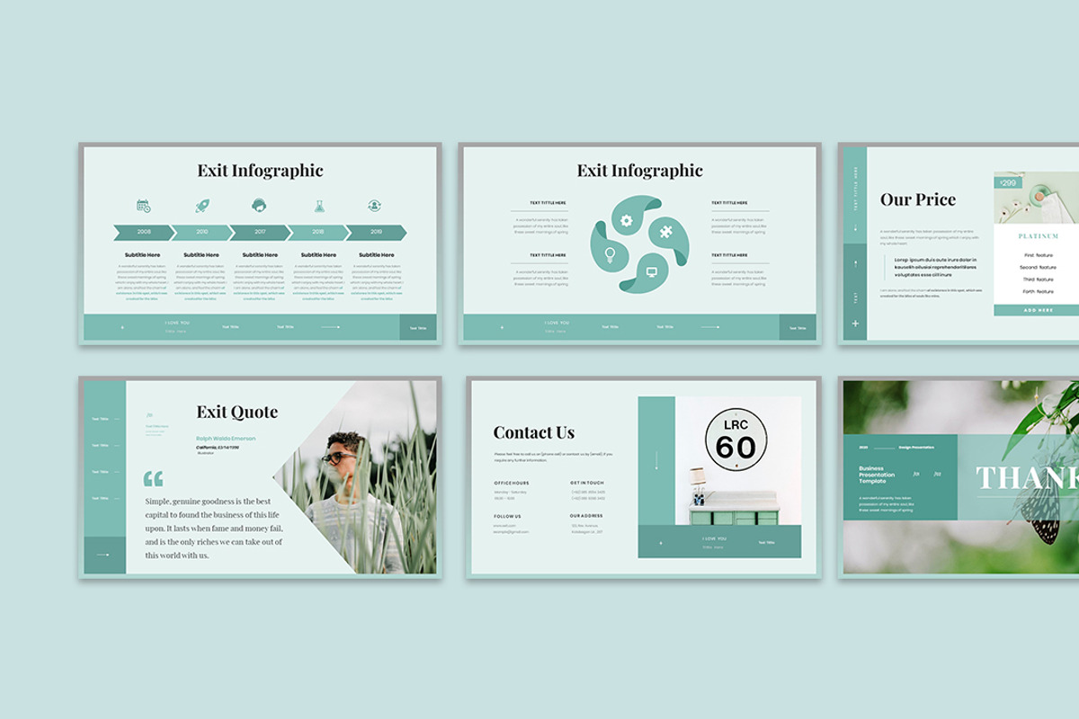 Exit - Power Point & Google Slide, a Presentation Template by Raseuki (Photo 5 of 5)
