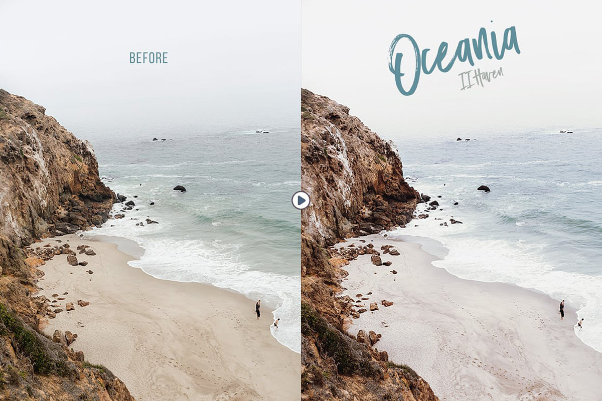 Oceania Photoshop Actions, an Action Add-On by skybluecreative (Photo 6 of 6)