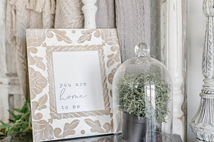 Rustic Home Decor - Styled - White