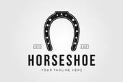 horseshoe stable or blacksmith logo, a Graphic by Rizkaarishandy_shop (Thumbnail 1 of 2)