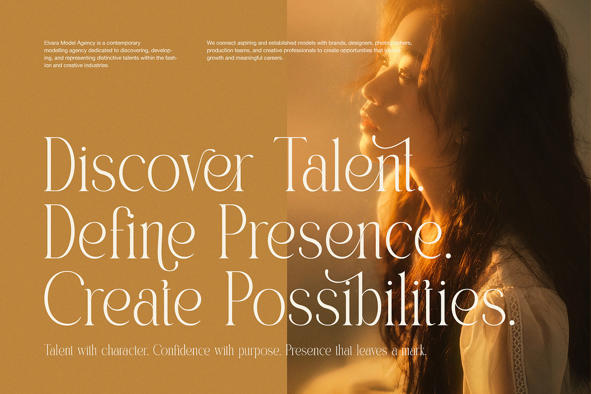 Bember Elegant Serif Font, a Serif Font by Graphicxell (Photo 3 of 8)