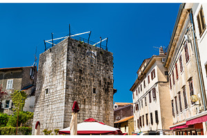 Pentagonal Tower in the old town of, an Architecture Photo by Leonid Andronov
