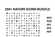 Nature Icon Bundle svg set, an Icon by IconValue (Thumbnail 2 of 2)
