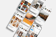Instagram Social Media Mockup, a Device Mockup by Sweetdady (Thumbnail 4 of 4)