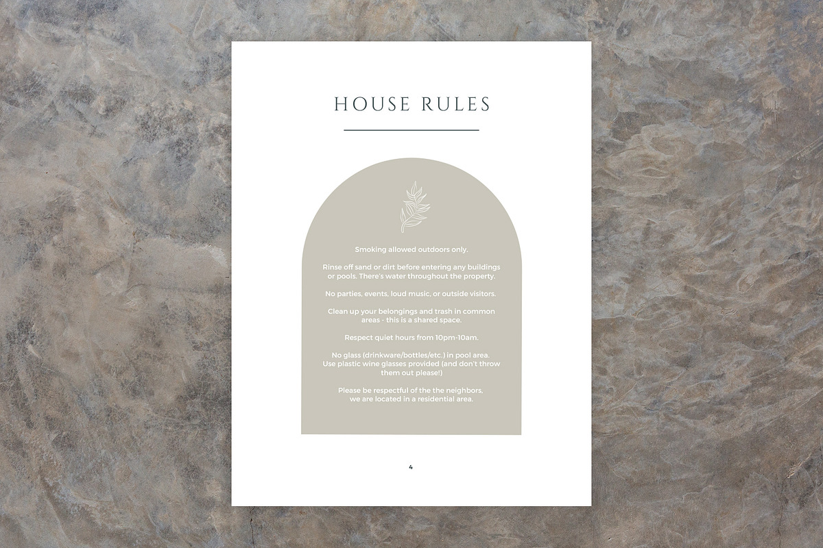 Arches Welcome Book for Airbnb Hosts, a Templates & Theme by Kin Studio (Photo 12 of 17)