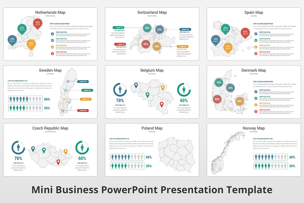 Mini Business PowerPoint Template, a Presentation Template by GraphicStan (Photo 27 of 30)