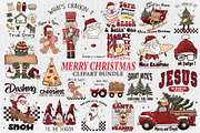 Merry Christmas Png Sublimation, an Illustration by Moon Studio (Thumbnail 1 of 11)