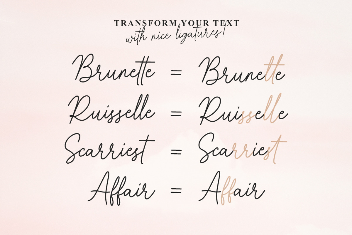 Meilleur - Handwritten Font, a Handwritten Font by Heinzel Std (Photo 8 of 12)