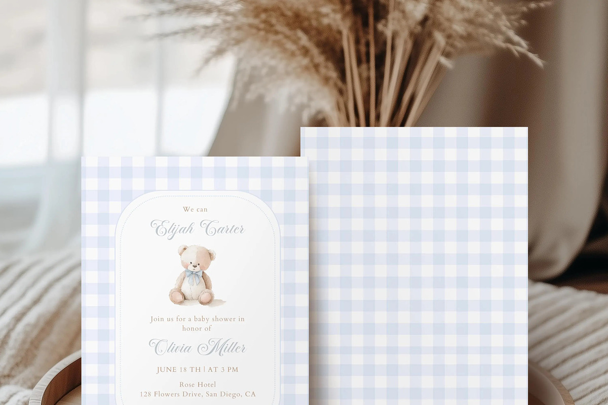 Blue Boy's Birthday Party Invitation, an Invitation Template by LucaTheme (Photo 2 of 6)