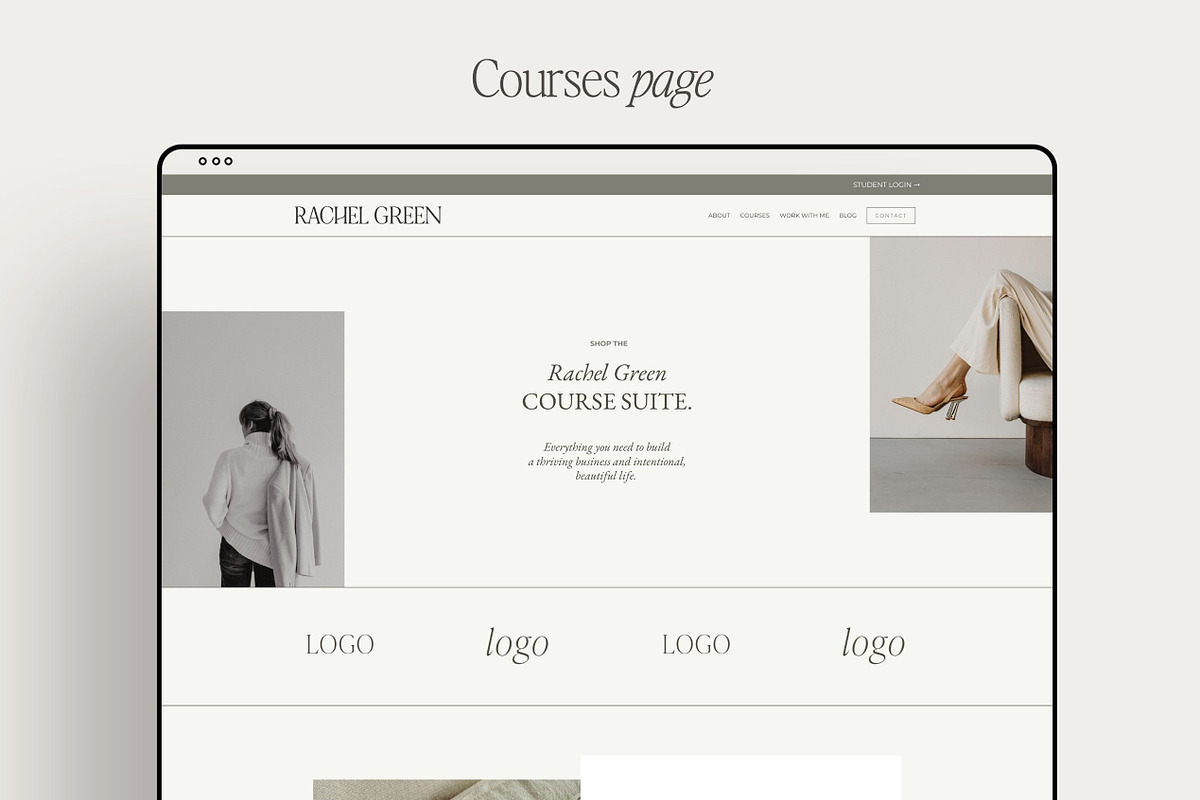 Kajabi website template coach, a Websites & App Template by goldcoastcreative (Photo 7 of 10)