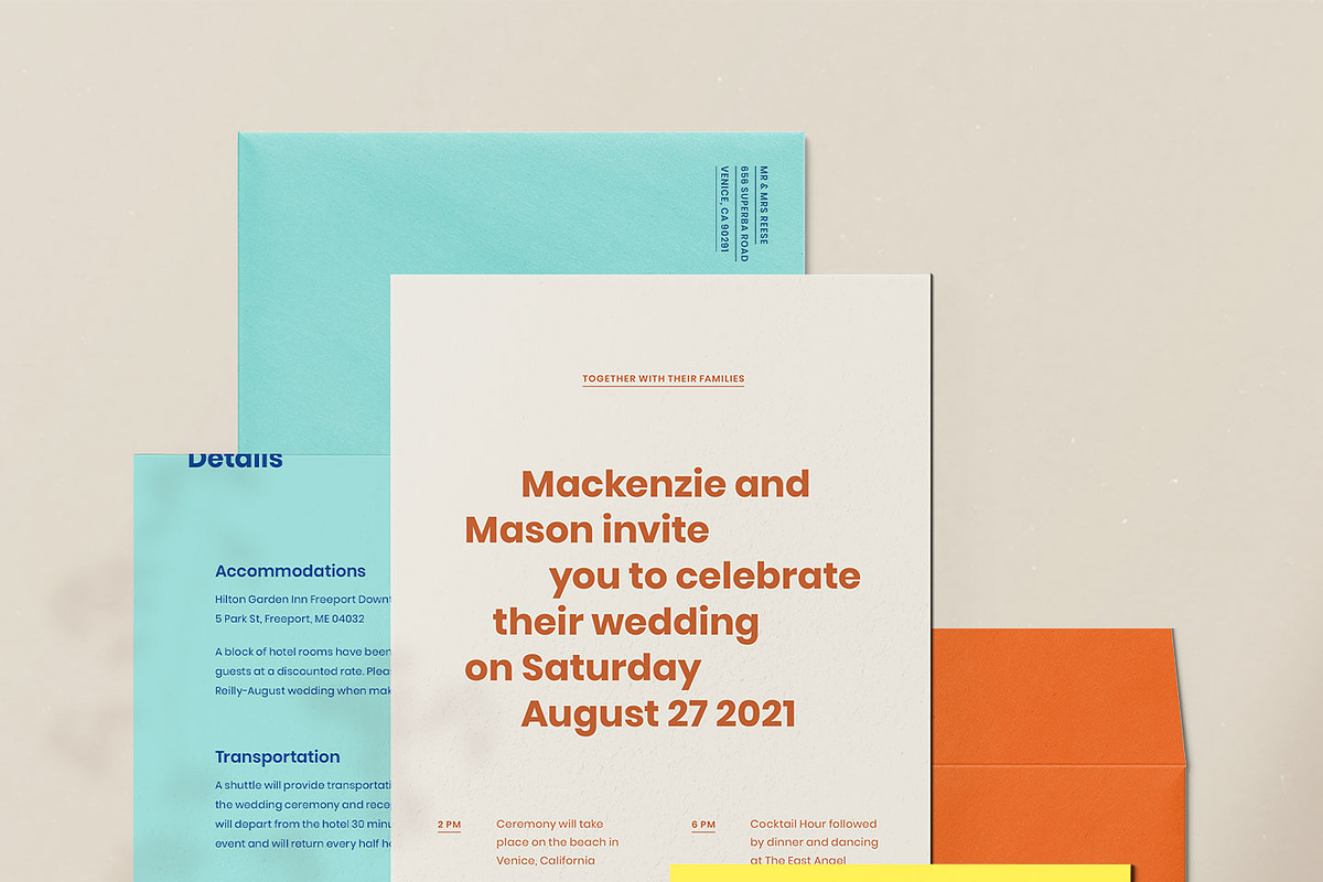 The Fun Ones Wedding Suite, an Invitation Template by Heart to Heart Paper Co (Photo 5 of 14)