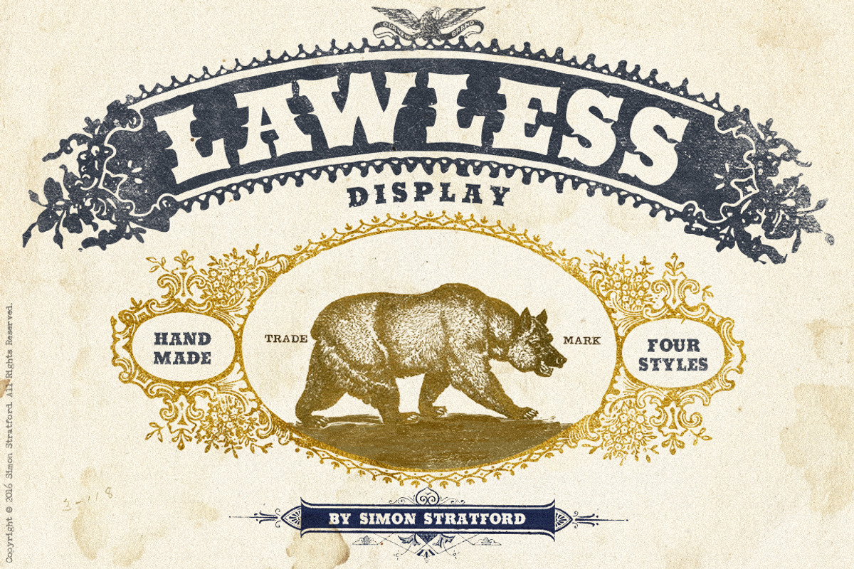 Display font Lawless sans serif, a Sans Serif Font by Itsmesimon (Photo 10 of 10)