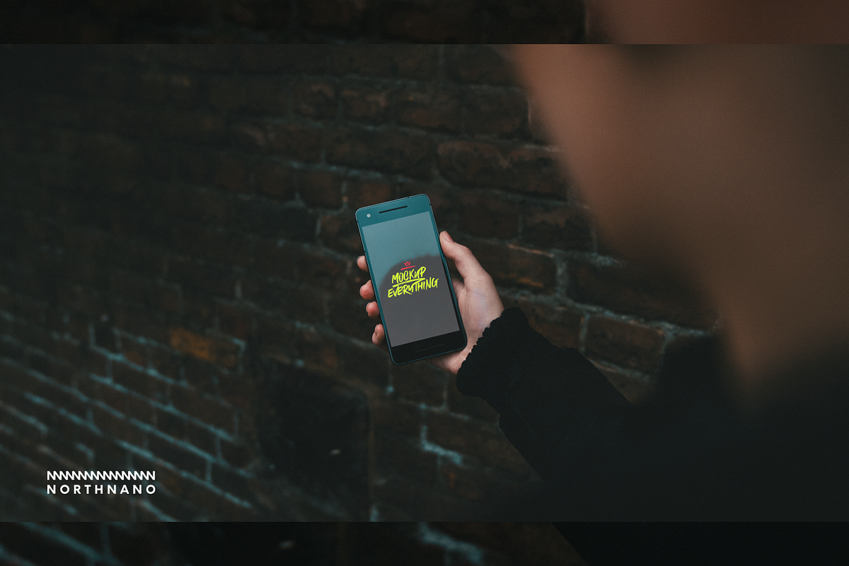 12 Google Pixel2 PSD Mockups, an iPhone Mockup by North&Nano (Photo 6 of 13)