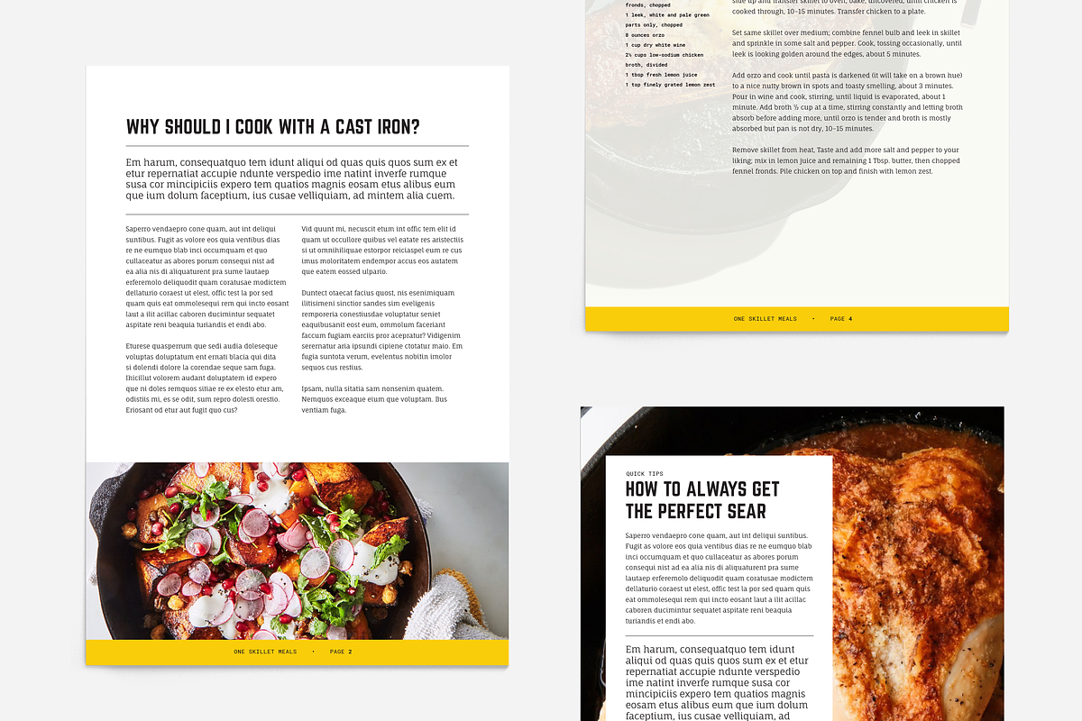 GRILLIST Recipe Ebook Template, a Magazine Template by Providence Studio (Photo 4 of 5)