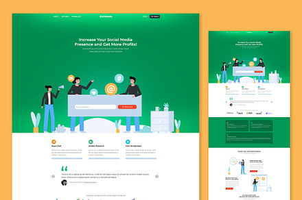 Marketing Saas Landing Page