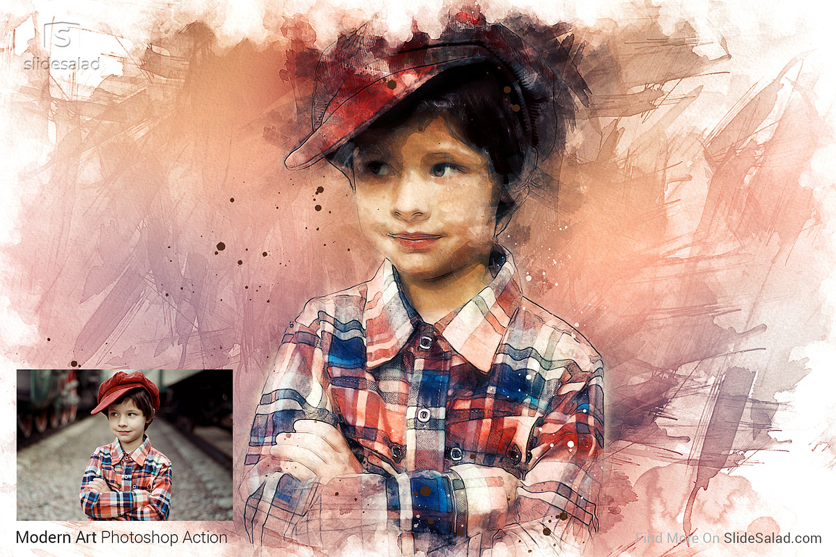 Modern Art Photoshop Action, an Action Add-On by SlideSalad (Photo 21 of 27)