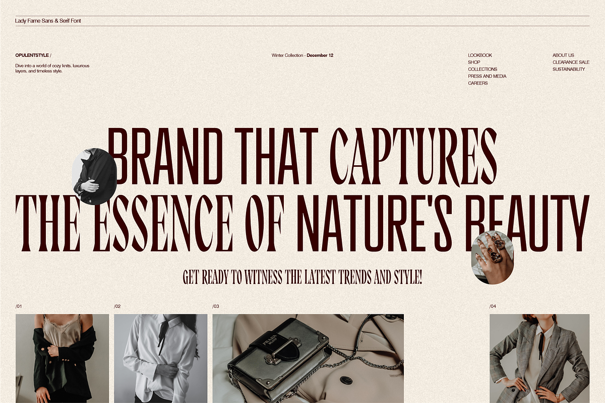 Lady Fame - Font Duo, a Sans Serif Font by RedyStudio (Photo 5 of 11)