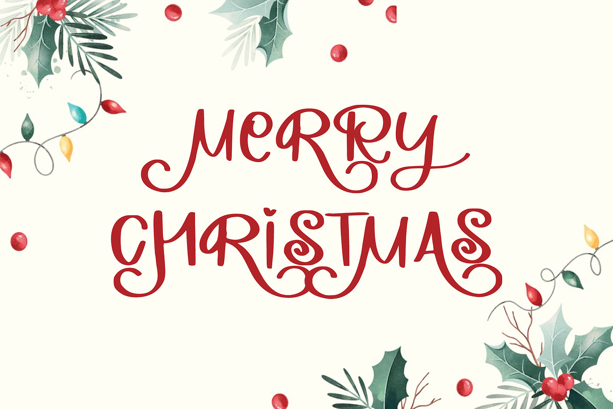 jingle bell, a Script Font by Mariyana (Photo 4 of 5)
